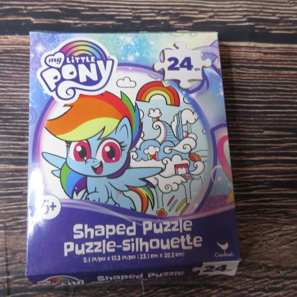 Lot of My Little Pony Figures & Puzzle in Collector's Tin Box - Picture 2 of 8